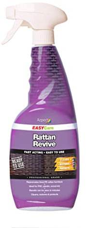 Easycare - Rattan Furniture Cleaner & Restorer 750ml. Stain Remover for Wooden, PVC, Plastic Furniture & More. Garden Furniture Cleaner Wood Stain Remover, Restorer & Protective Spray.