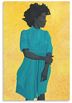 Amy Sherald Poster, coole Kunstwerke, Malerei, Wandkunst, Leinwanddrucke, zum Aufhängen, Heimdekoration, Poster, Geschenkidee, 30 x 45 cm