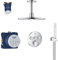 GROHE Rainshower SmartControl - Installationsset (inkl. Thermostat, 310mm Kopfbrause, Wandhalterset & Unterputz- Einbaueinheit), rund, Chrom