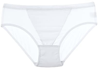 Klein Unterwäsche Damen Spitze einfarbig, Baumwolle, Schritt, Unterwäsche, Höschen Vibrierende Unterwäsche Mit Fernbedienung (White, XL)