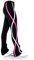 Eiskunstlauf-Leggings, Eislauf-Strumpfhose Für Damen, Gerade Geschnittene Skate-Hose, Warme Eislauf-Schwarz-Leggings,A,XXXL