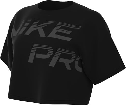 Nike Damen W Nk Pro Grx Ss, Black, FQ4985-010, S