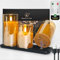 HL Wiederaufladbare flackernde flammenlose Kerzen, Gold Glas realistische LED batteriebetriebene Kerzen mit Fernbedienung Timer Säulenkerzen für Festival Weihnachten Home Decor 3 Stück