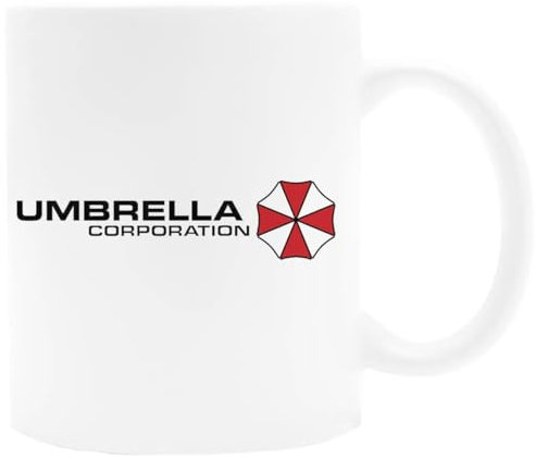 Udaytee Resident Umbrella Corporation Taza De Cerámica Blanca Taza Para Beber Bebidas