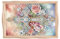 DCIDBEI Diamond Panting Bandeja para Servir Pintura Diamante Bandeja con Asas 30x20cm Puzzle Diamantes Bandeja de Cocina Pintar con Diamantes Plato para Servir Bandeja para Desayuno Cruz Flores