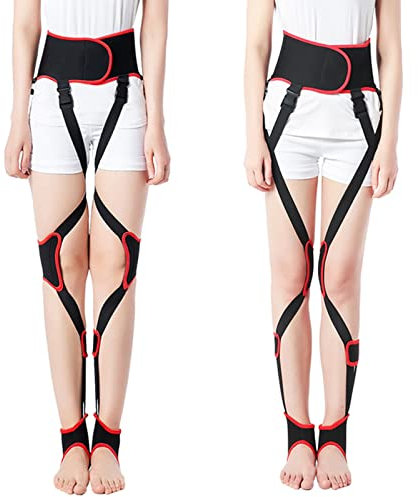 XLDZ XO Dispositivo di correzione gambe: cintura regolabile per ginocchia, deformazione valgo e gambe arcuate, supporto raddrizzante (L)