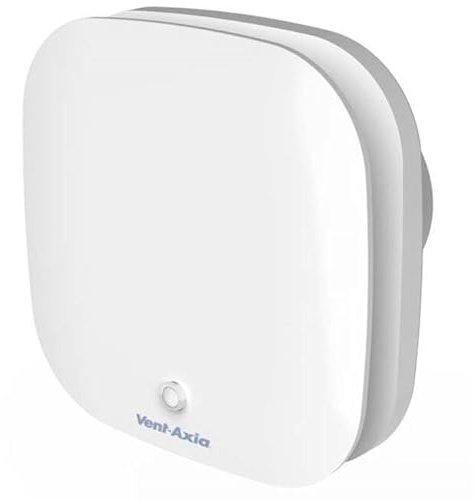 Vent-Axia Supra 100TM Ventilateur de salle de bain avec minuterie réglable et détecteur de mouvement Ø 100 mm