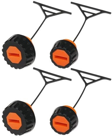 SG Store Tankdeckel für Motorsäge, kompatibel mit Stihl Kettensäge 029 039 Motorölkappe + Tankdeckel, Kettensägen-Teile, Kraftstoffdeckel, Schwarz + Orange, 4 Stück