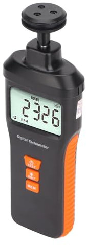 Digitaler Stroboskop-Drehzahlmesser, Berührungsloser Fotosensor, Professioneller Digitaler LCD-Bildschirm, Kompakter Foto-Drehzahlmesser, Motorgeschwindigkeitsanzeige, Daten,