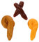 VICASKY 3St Simulation Poop-Modell gefälscht Bausatz Hocker-Modell Furzkissen künstliche Hocker-Requisiten Suprise lustige Spiele Fun Toy Streichhocker Streich KOT Modell Plastik