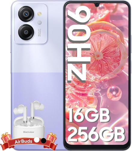 Blackview Wave 8 Smartphone 12GB+256GB/TF 2TB, Android 14 Telefonos Moviles Libres 6.56/90Hz, Octa-Core, 13MP+8MP, 5000mAh, Dual Sim 4G Celulares Libres, Fingerprint/GPS/3 Años Garantía