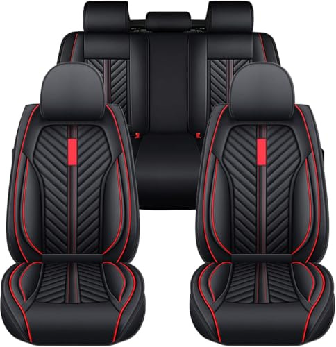 JoyRozTek Autositzbezüge Für BMW X1 X2 X3 X4 X5 X5M X6 | PU Leder Komplettset Auto-Schonbezüge, Airbag-freundlich, Autositzbezug Set