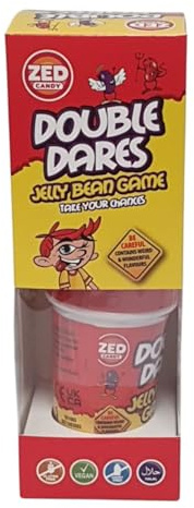 Candy Double Dares Jelly Bean Game – Weird & Wonderful Flavours – Fun Candy Challenge for Kids & Adults – Halal, Vegan-Friendly, Gluten-Free (1)