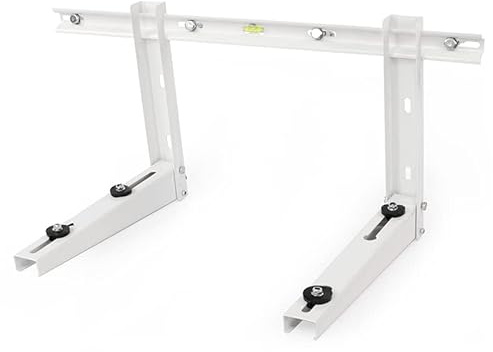 HL450 Heavy Duty Air Conditioner & Heat Pump Wall Bracket 450mm – Extra Strong Steel Support up to 150kg – Easy Install HVAC Mount, Weatherproof White