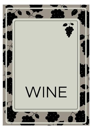 Wine Labels for Homemade Wine Brewing and Winemaking