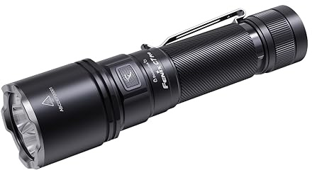 Fenix C7 PRO wiederaufladbare professionelle Arbeits-Taschenlampe | Industrie, Sicherheit, 4600 Lumen, 339 m, max. 85,5 Stunden, Quad-Beam-Setup, Ein-Knopf-Bedienung, USB-C, IP68