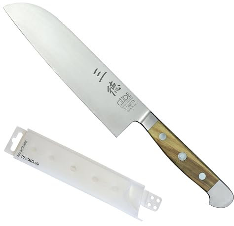 Güde Alpha Olive Santokumesser 18 cm inkl. PRYMO.de® Klingenschutz
