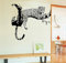 HALLOBO® Wandtattoo Leopard Wandaufkleber Wohnzimmer Schlafzimmer WandSticker Wall Sticker Deko