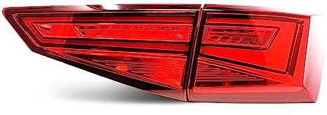 Finest Folia C035 Rückleuchten Folien Set Scheinwerfer Aufkleber Tönungsfolie passgenau (Red)