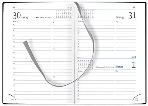 GÜSS Taschenkalender, 1 Tag = 1 Seite, DIN A6