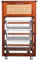 LIBEROSHOPPING.eu - LA TUA CASA IN UN CLICK Carrello da cucina con ruote LANDHELL LUSSO portapane e portafrutta (Ciliegio)