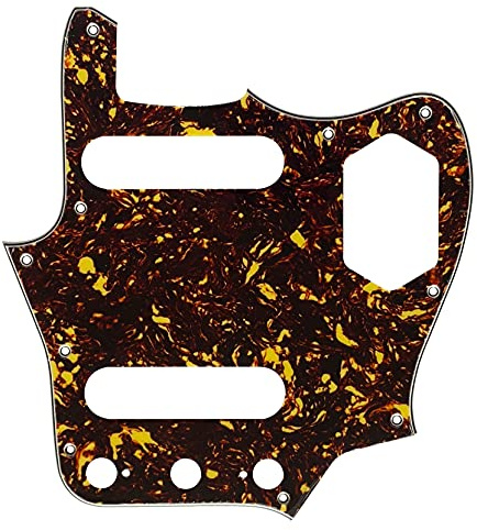 Passend für japanische Gitarren im Jaguar-Stil (4-lagige, braune Schildkröte)