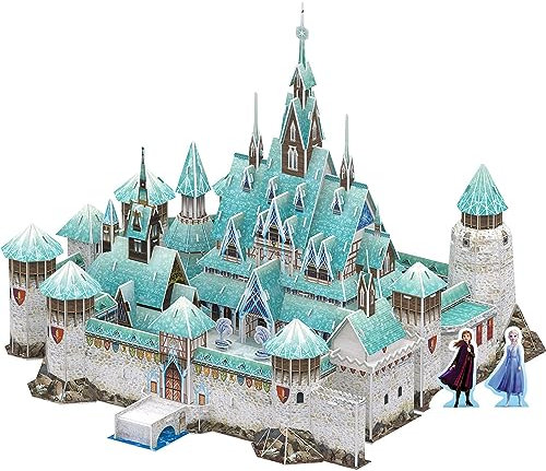 Revell 3D Puzzle I Disney Frozen II Arendelle Castle I 256 Teile I 4 Stunden Bauspaß für Kinder und Erwachsene I Ideale Geschenkidee für jeden Anlass