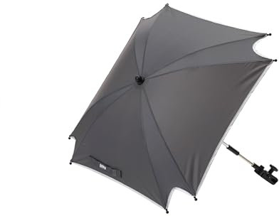 Fillikid Sonnenschirm Kinderwagen XL Exclusiv - Sonnenschutz Kinderwagen UV 50+ - Abnehmbare Halterung für Runde & Ovale Gestelle - Kinderwagen Sonnenschirm, 80 cm, Wasserabweisend