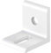 Staffa angolare interna per angolo di fissaggio a forma di L 30mmx30mmx26mm per profilo di estrusione in alluminio serie 3030, 8pcs