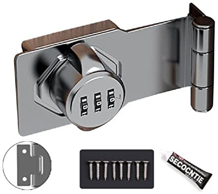 Boucle de porte coulissante pour armoire de bureau, serrure à mot de passe, mécanisme de verrouillage rotatif pour armoire