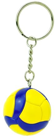 BKstuff Portachiavi Pallavolo Basket Palla Gadget Sportivo per Squadra (Pallavolo, Modello 3)