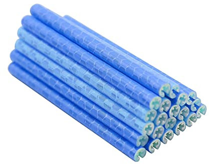 Peowuieu Speichen Reflektoren 72 Stück, 360° Sichtbarkeit Speichen Reflektoren Set - Fahrrad Reflektoren Speichen Reflektoren,Blau