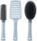 Hisdricus 3 Stück haarbürsten, Haarbürste Set mit 1 Haarbürste Ohne Ziepen, 1 Rundbürste und 1 Luftkissen Haarbürste, Anti-Statik-Massage Hair Brush für Herren, Damen und Kinder