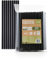 Sovie Lot de 150 pailles en papier noir, sans plastique, certifiées FSC, fabriquées en Europe, biodégradables, diamètre : 8 mm, longueur : 20 cm