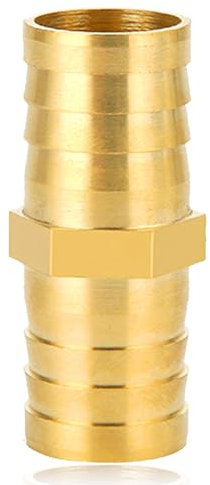 Raccordo per tubo flessibile 25mm in ottone,2 pezzi raccordo per tubo flessibile 25mm(1),barbiglio diritto raccordo passatubo raccordos filettato raccordi in ottone