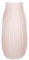 JAKY Global Grand Vase Moderne en Verre Rose H-31cm Grand Vase nervuré pour Fleurs - Parfait pour la Maison, Le Bureau, Les centres de Table et Le Salon Vases en Verre pour Fleurs (Rose 31cm)