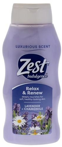Zest Body Wash - Lavender Body Wash - Relaxing Scent - Hydrating Body Soap - Suitable for All Skin Types - Fresh and Clean Lavender - 532 ml