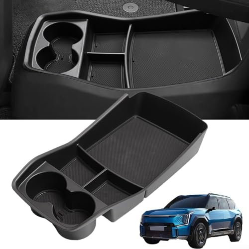 Caja de almacenamiento de control central para coche, bandeja para reposabrazos, organizador para KIA Ev9 2023+