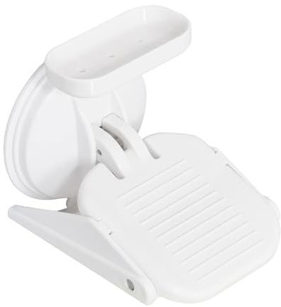 Duschfußstütze mit Saugnäpfen, Duschfußstütze ohne Bohren für Rasieren Bein Saugnapf Waschen Badezimmer Schritt, Fußstütze für das Badezimmer,mit Ablage, Fußstützenständer für die Dusche