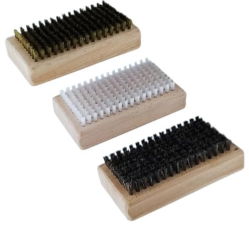 Generico Ski Wax Kit, Ski Repair Wax Brush Set, Portable Ski Care Brushes