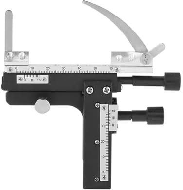 Nsssunnre Mechanische Mikroskop-Tischplatte, Mechanisches Mikroskop-Tisch, Professioneller Ansteckbarer Messschieber mit Skala