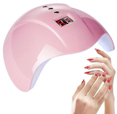 UV Nail Lamp - 36W UV Light LED Gel Lamp with 4 Timers - Professional Toenail Dryer Fast Curing Nail Beauty Accessories for Polish & Resin