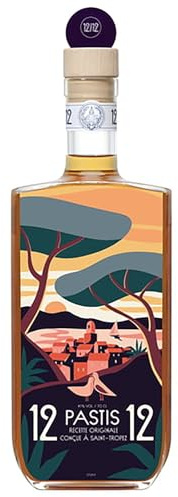 Pastis 12/12 Édition Golfe de Saint-Tropez - Origine France - 70cl