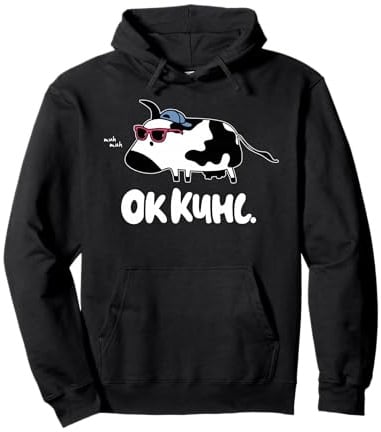 OK Kuhl - MUH MUH X Cow Rind Kalb Bauern Sonnenbrille Kuh Pullover Hoodie