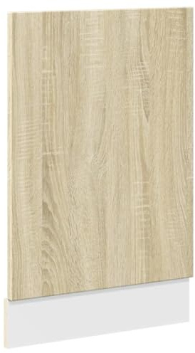 Mhdvray Geschirrspülerblende Lyon Sonoma-Eiche 45x3x67 cm Holzwerkstoff Kratzfeste Abdeckplatte Modernes Design für Küche und mehrzweckschrank