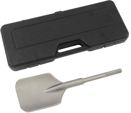 HEX Schaufelmeißel 400 x 130 mm Meißel Sechskant-Aufnahme | HEX Asphaltmeißel Breitmeißel Lehm Spaten kann für Fünf-Grube Schaft elektrischer Hammer