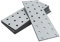 OMIDEAS 10 x Placas Perforadas (160 x 60 x 2) Placas de Unión Planas de Acero Placa de montaje Soporte de fijación Galvanizado