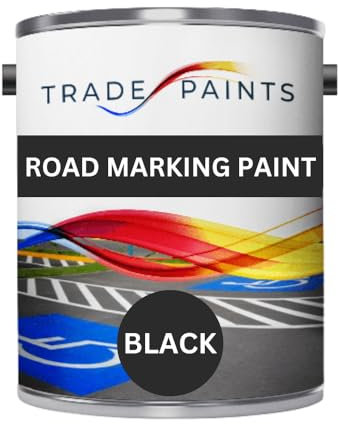 Heavy Duty Road Line Car Park Marking Paint (5 Litre, Black)