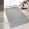 casa pura Teppich Läufer Carlton | Flachgewebe dezent Gemustert | Teppichläufer in vielen Größen | als Küchenläufer, Flurläufer (Hellgrau - 80x3000 cm)