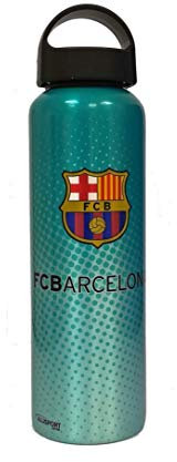 Alusport Bottles FCB Summer Botella Deportiva, Hombre, Azul, L